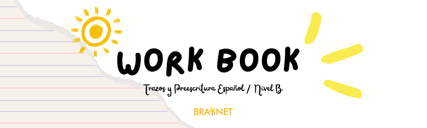 Workbook Trazos & Preescritura Nivel B Español