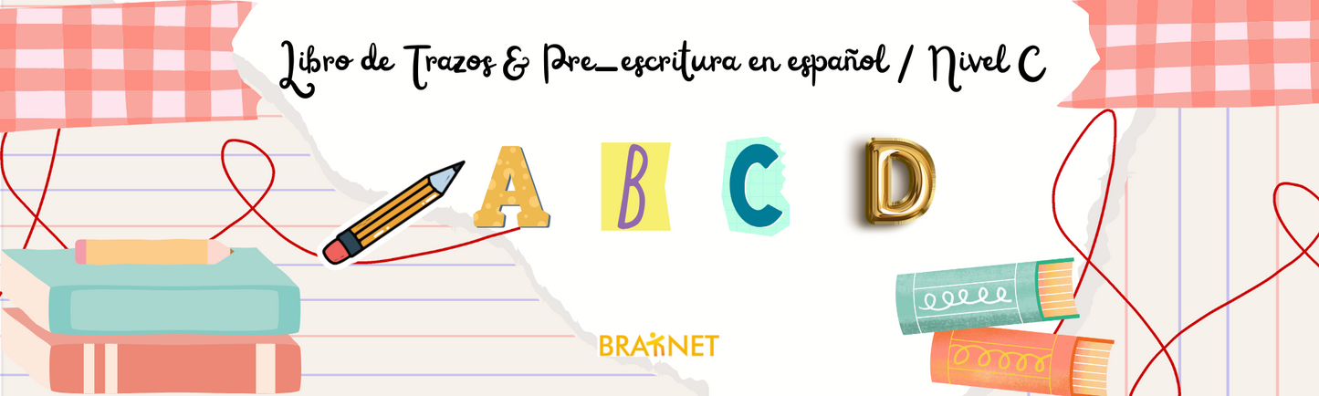 Libro Lectoescritura Trazos Español Nivel C